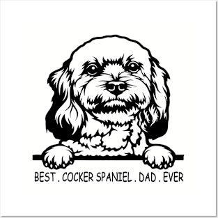 Cocker Spaniel Dad Shirt | Cocker Spaniel Shirt for Him | Best Cocker Spaniel Dad Ever Posters and Art